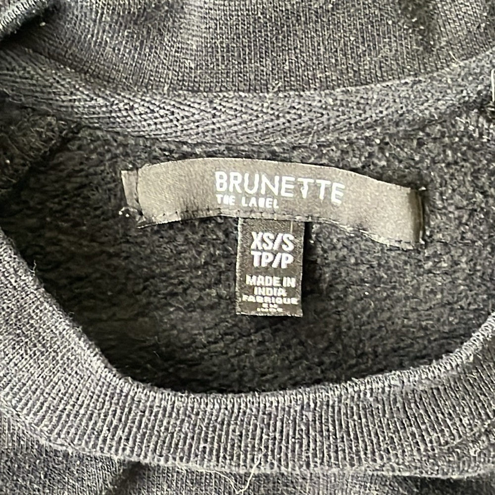 EC Brunette the Label - I Definitely Didn't Wake Up Like This - Black Crew - XS - Picture 3 of 3